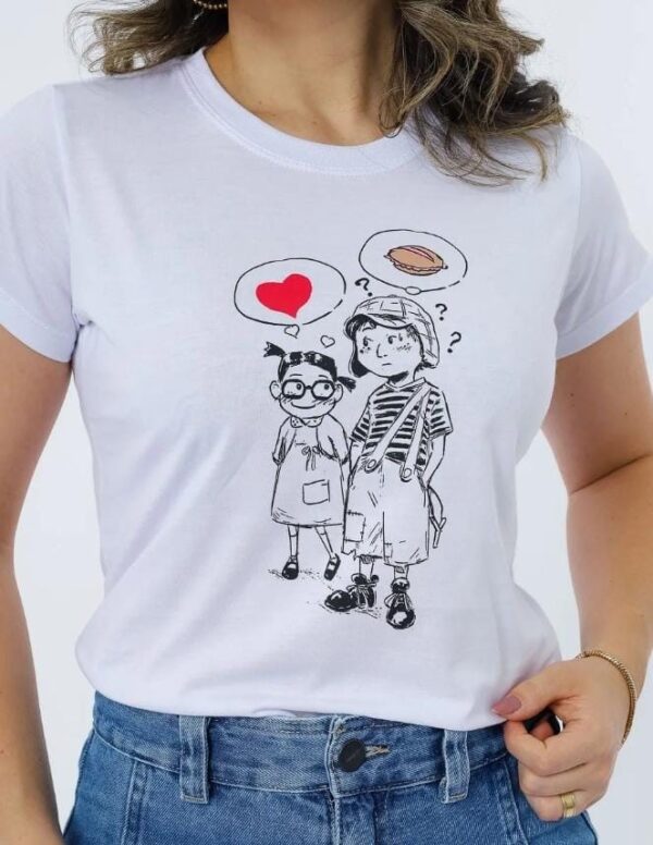 T Shirt Chaves e Chiquinha