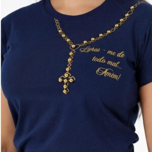 T shirt Rosario perolas