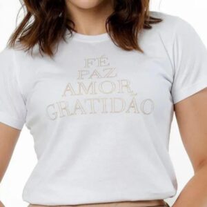 T shirt fez paz amor